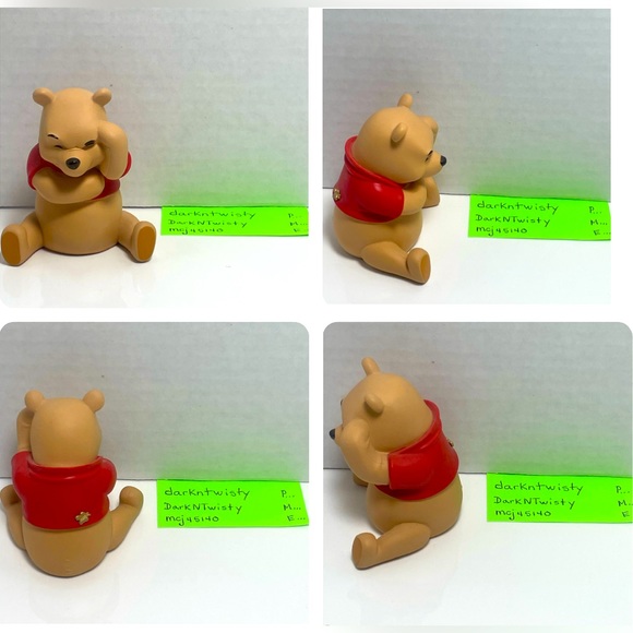 BNIB VINTAGE POOH AND FRIENDS WINNIE THE POOH THINK THINK THINK ADORABLE - Picture 7 of 13